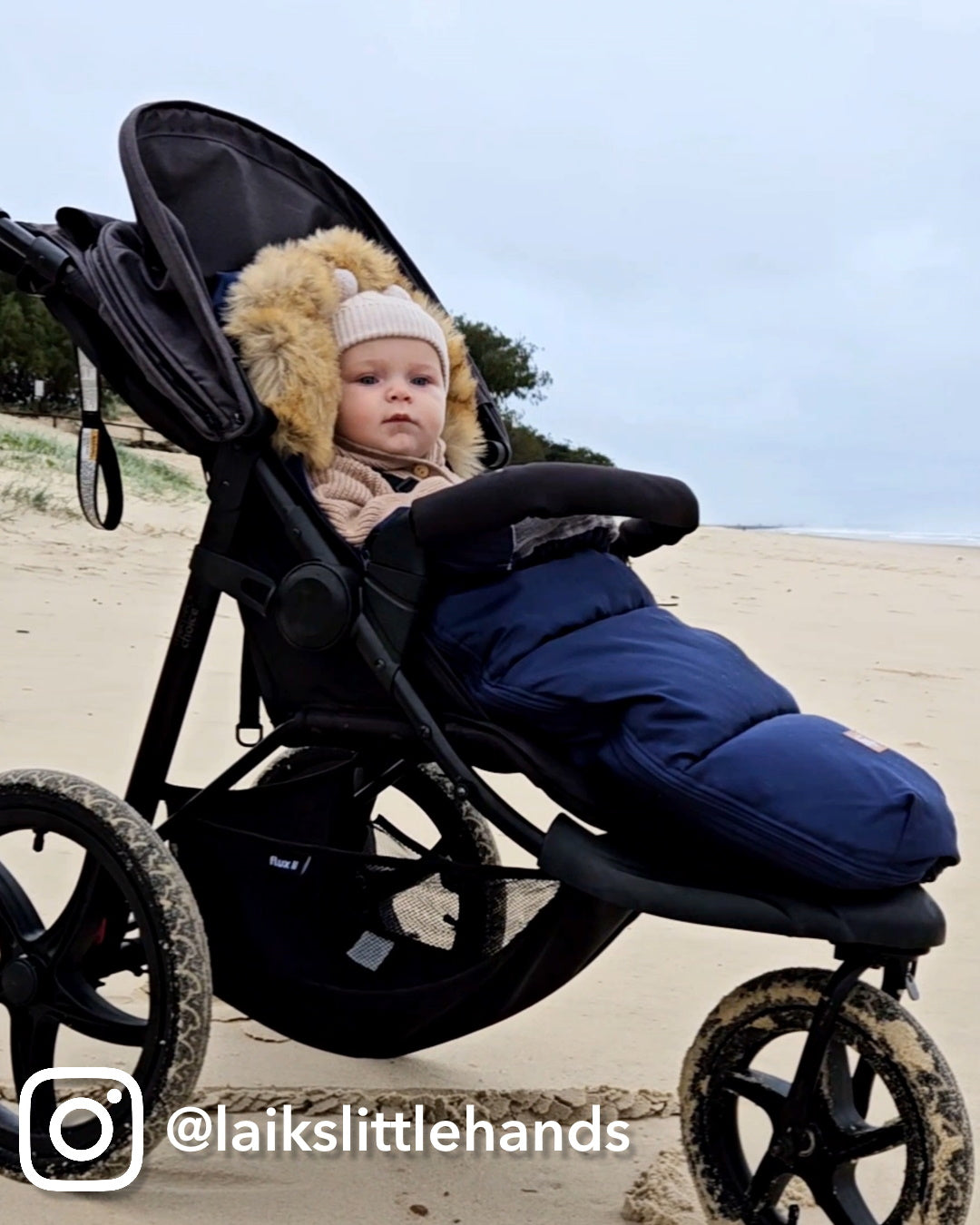 The All Seasons Pram Liner - Black