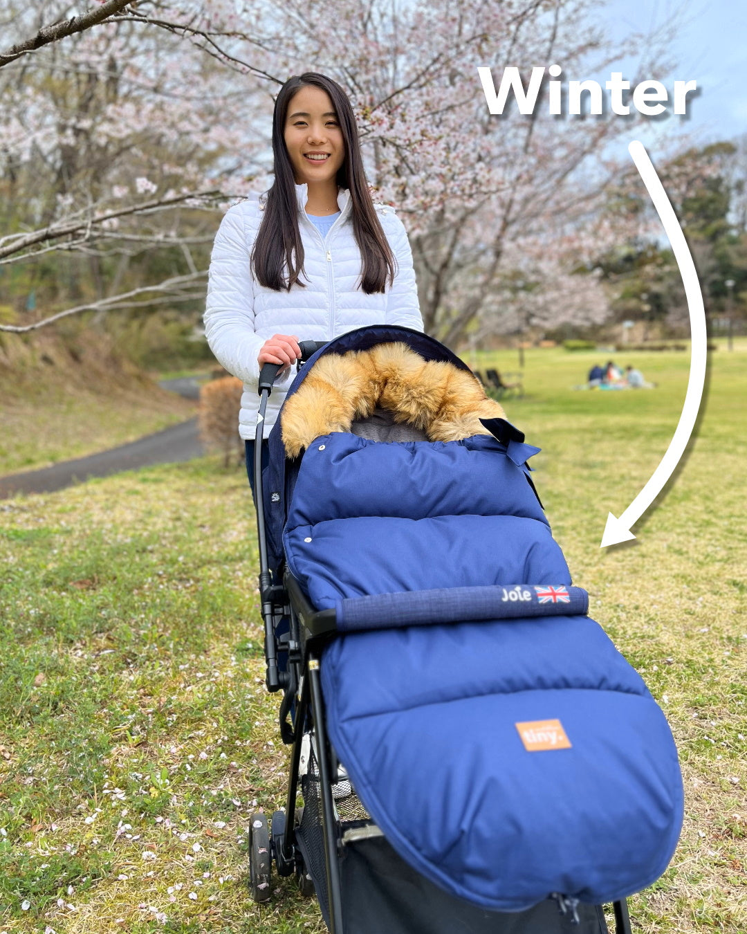 The All Seasons Pram Liner - Navy